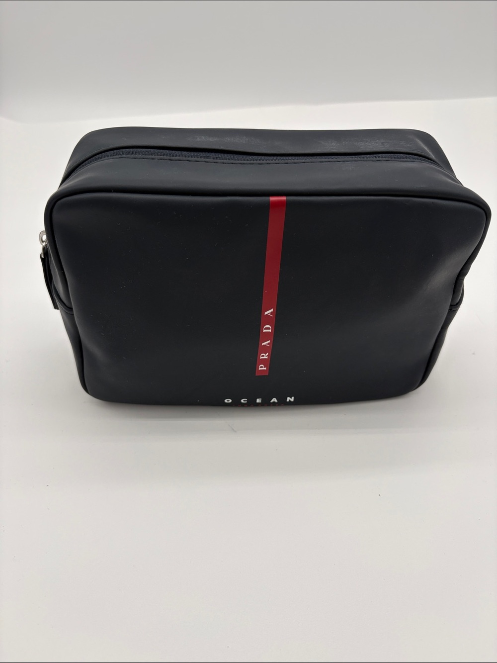 Prada Ocean Luna Rossa Navy Zippered Pouch